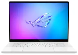 ASUS - ROG Zephyrus G16 16" OLED 2.5K 240Hz Gaming Laptop - Intel Core Ultra 9 - 64GB RAM - NVIDIA GeForce RTX 5090 - 2TB SSD - Platinum White - Front_Zoom