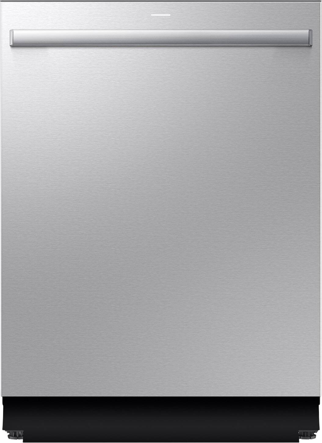Front. Samsung - 38 dBA Bespoke AI Dishwasher with 3rd Rack Washing System - Stainless Steel.