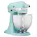 Angle. KitchenAid - Artisan Series 5 Quart Tilt-Head Stand Mixer - KSM150PSMI - Mineral Water Blue.