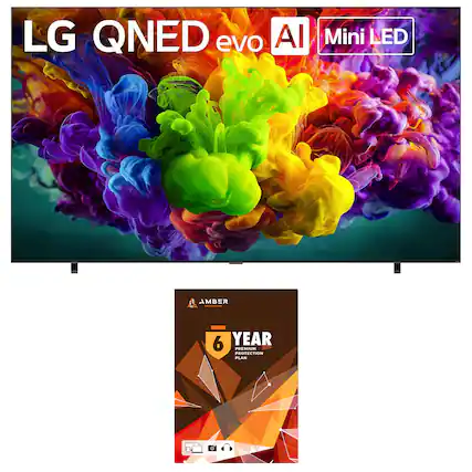 LG QNED evo AI Mini LED AMBER | 6 YEAR PREMIUM PROTECTION PLAN