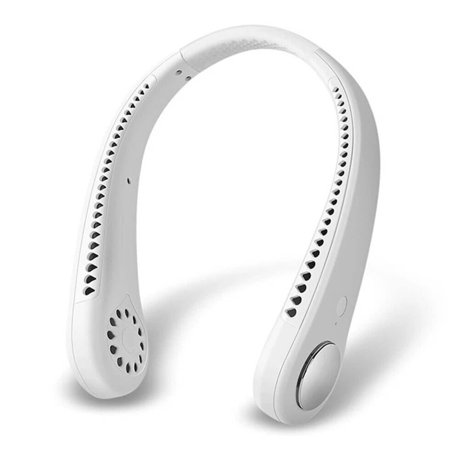 Stock Preferred - 2000mAh Foldable Bladeless Neck Fan – USB Rechargeable 360° Cooling Air Cooler