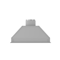 ZLINE - 34 inches - Externally Vented - Range Hood Insert - Stainless Steel - Front_Zoom