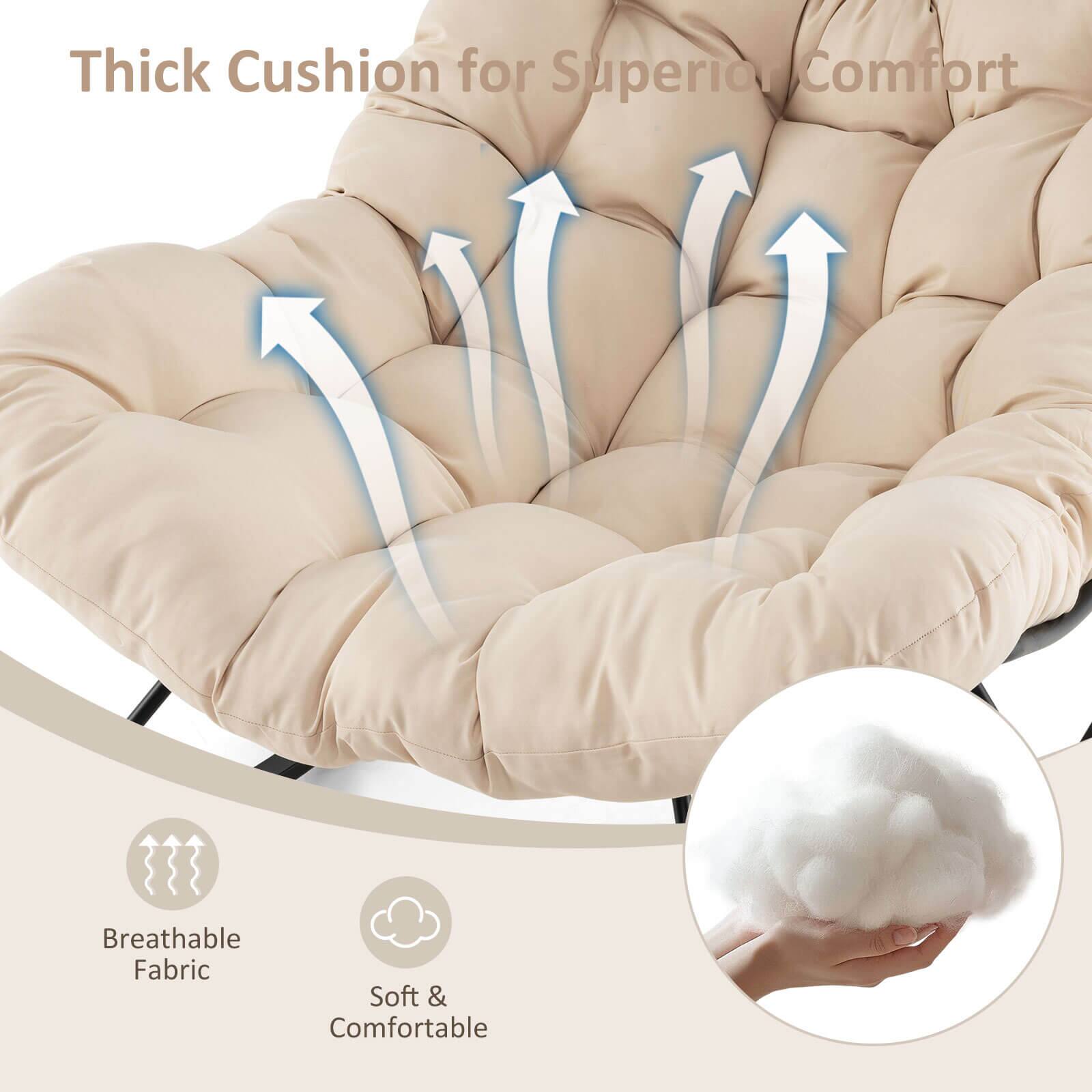 Thick Cushion for Superior Comfort

Breathable Fabric

Soft & Comfortable
