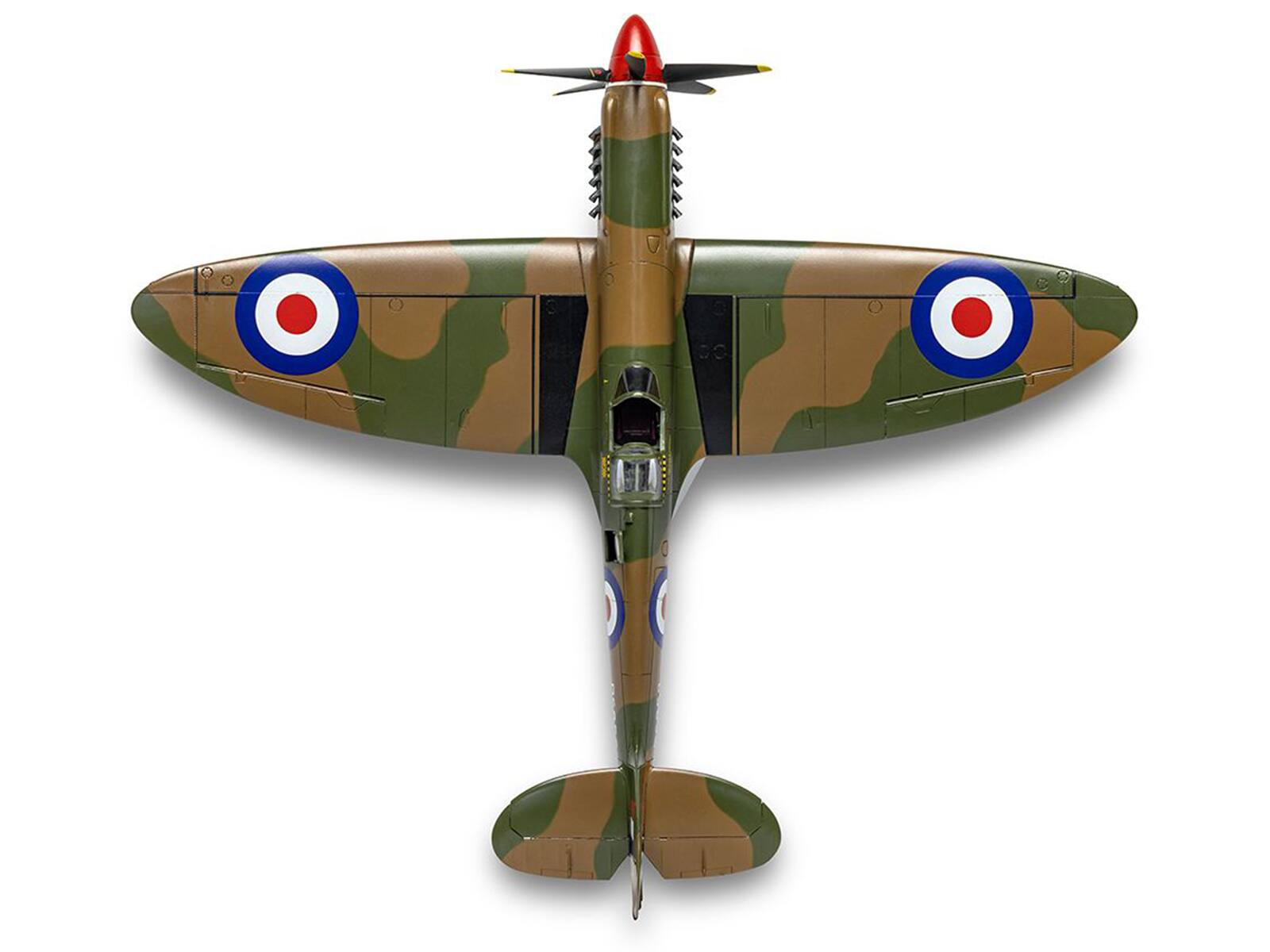 Alt View 4. Airfix - Level 2 Model Kit of Supermarine Spitfire PR.XIX Fighter Aircraft with 3 Scheme Options 1/48 Plastic Model Kit by Airfix.