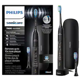 Philips Sonicare - ExpertClean 7500 Rechargeable Electric Toothbrush HX9690/05 - Black