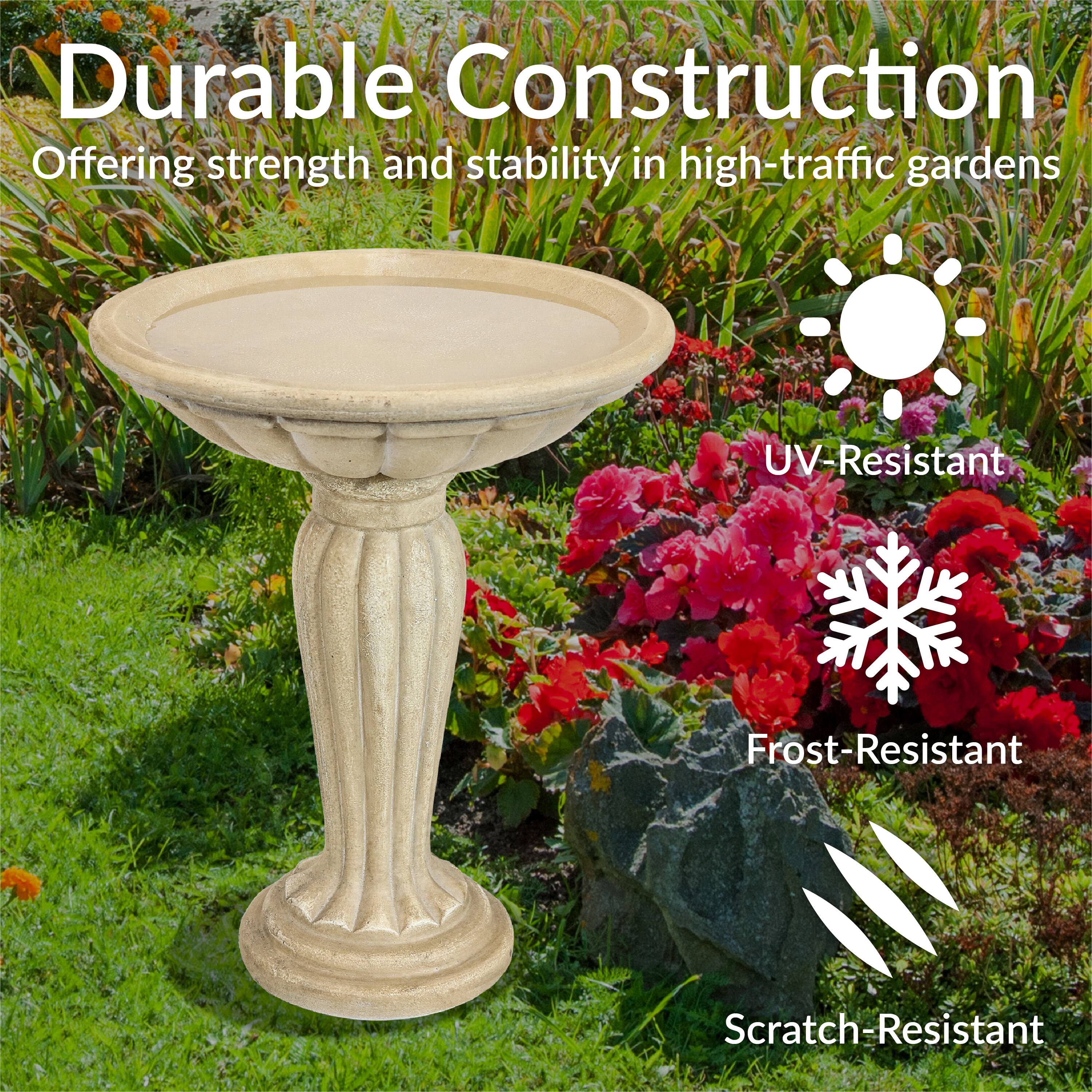 Durable Construction  
Offering strength and stability in high-traffic gardens  

- UV-Resistant  
- Frost-Resistant  
- Scratch-Resistant