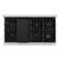 Alt View 1. ZLINE - 48 in. Wide 8 Burner Autograph 6.7 cu. ft. Freestanding Classic Double Oven Gas Range w/ Black Doors & Bronze Accents - Black Matte.