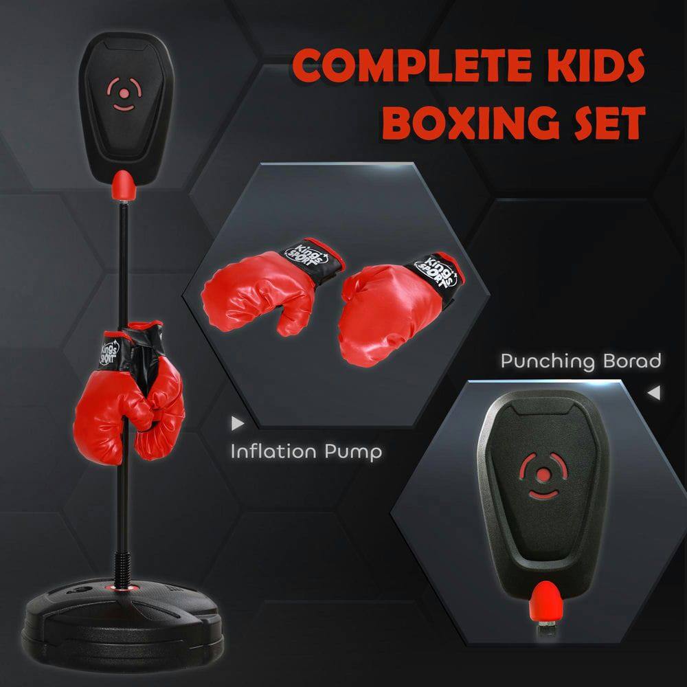COMPLETE KIDS BOXING SET

- Inflation Pump
- Punching Board