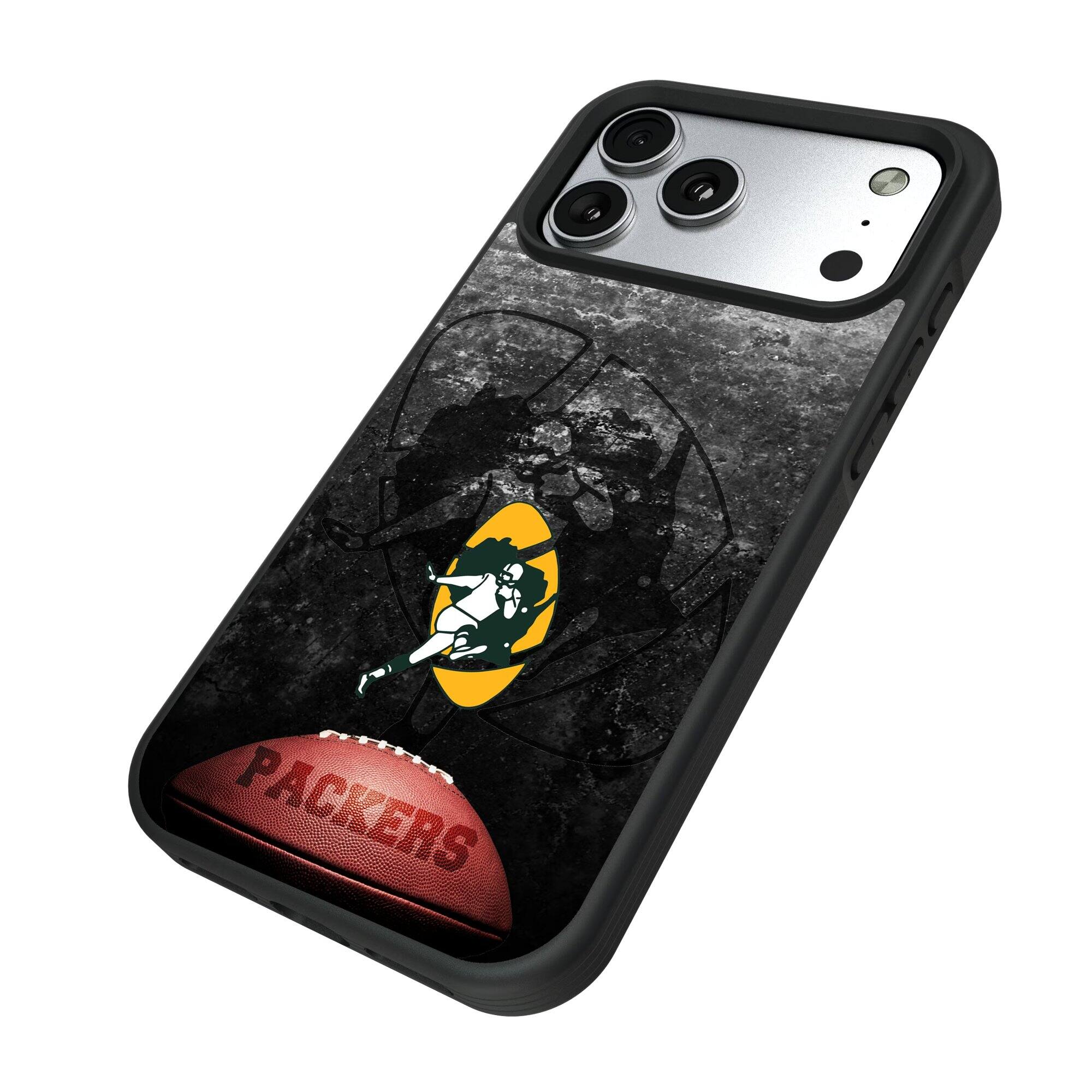 Alt View 1. Keyscaper - Green Bay Packers iPhone Legendary Design Bump Case - 16 - Multicolor.