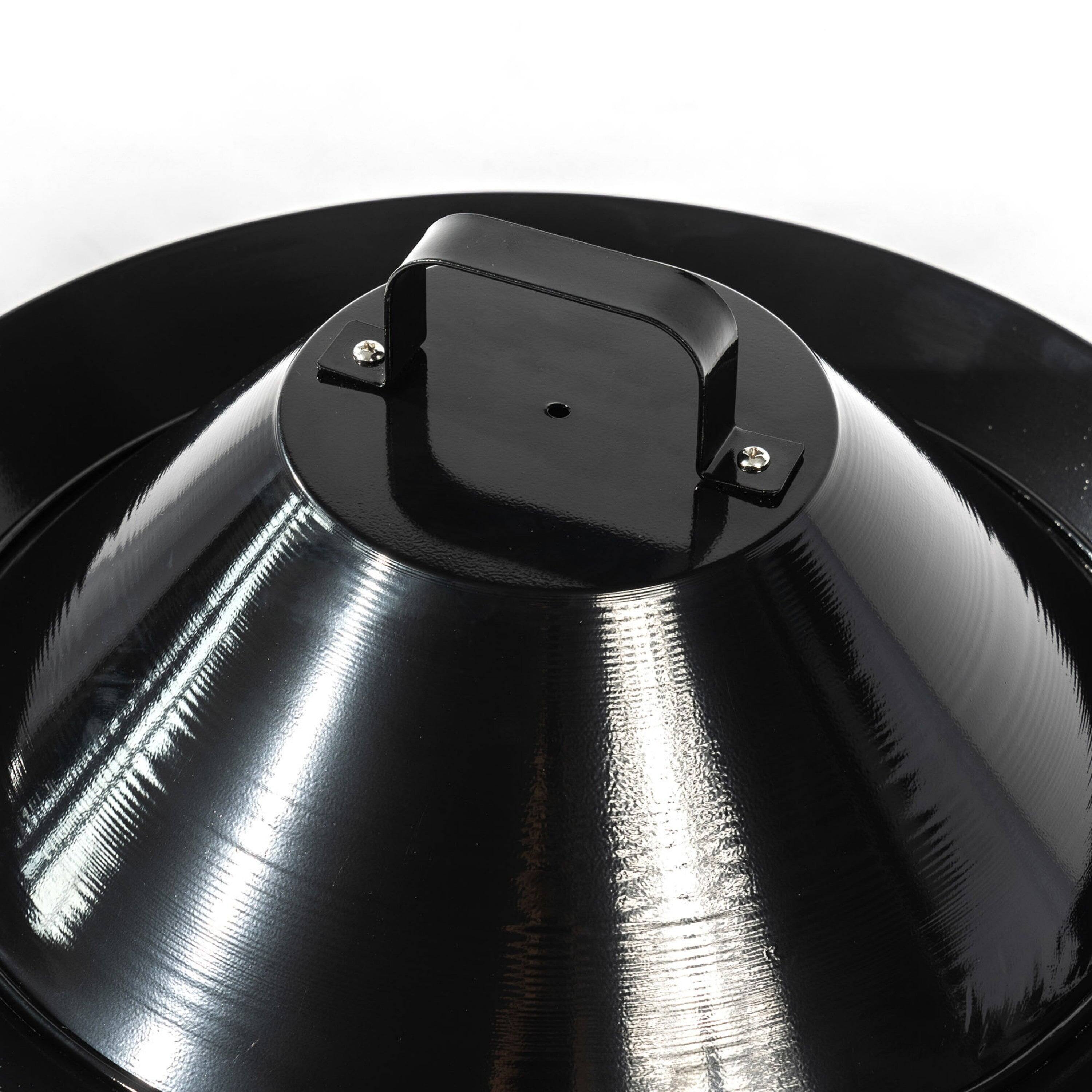 Alt View 9. Boyel Living - 19 Inch Portable Outdoor Propane Fire Pit Round Steel Black - Black.