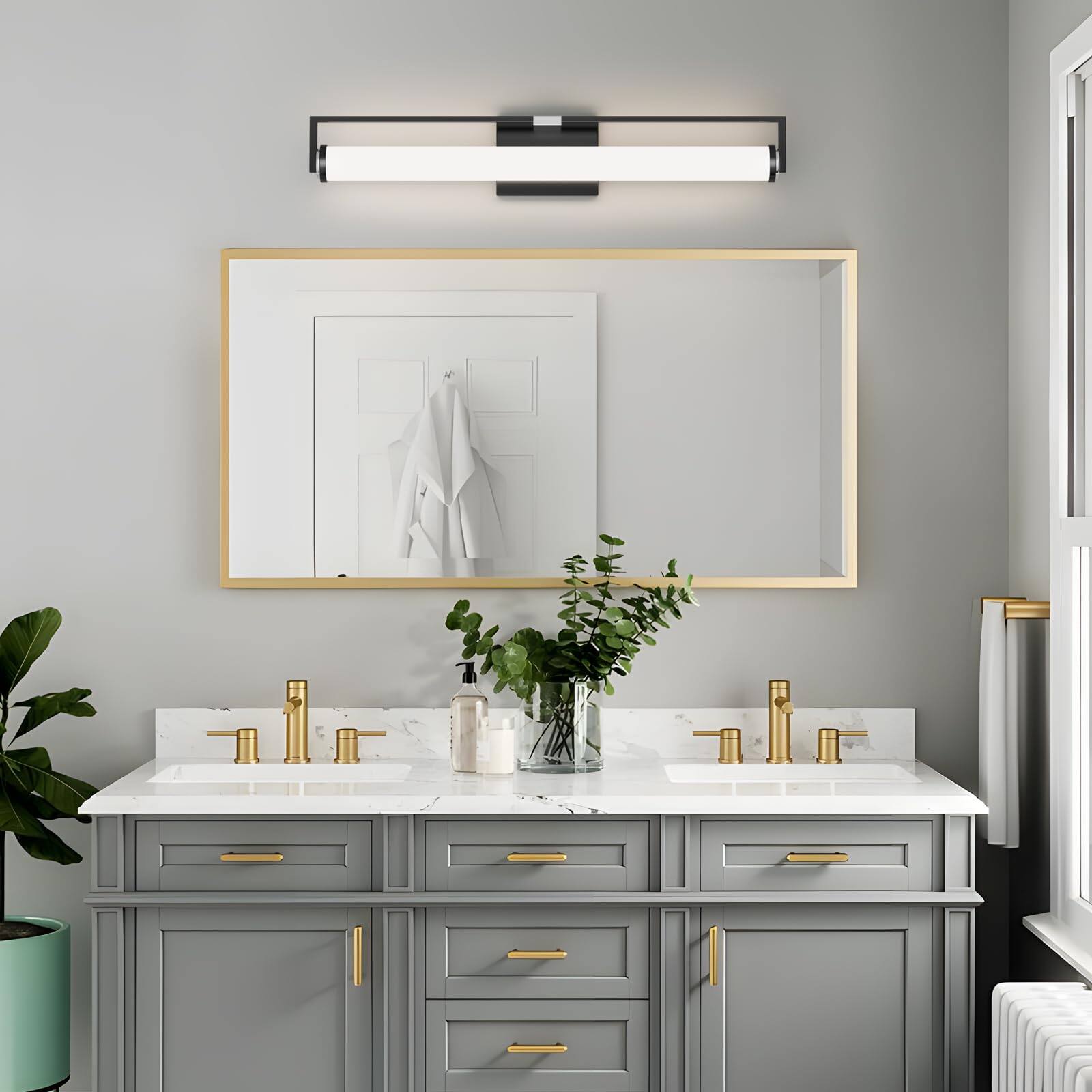 Alt View 2. HM 1810 - Modern Bathroom Vanity Light Inch w Bright Led Fixtures Over Mirror illumination Energy saving Bar Lighti - 5000K(cool white).