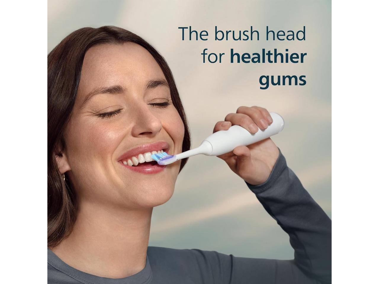 The brush head for healthier gums