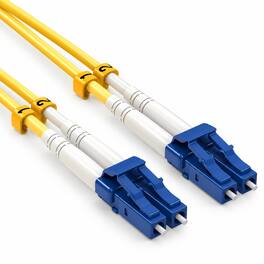 Sanoxy - 10m LC/LC Duplex 9/125 Single Mode Fiber Optic Cable - Multi