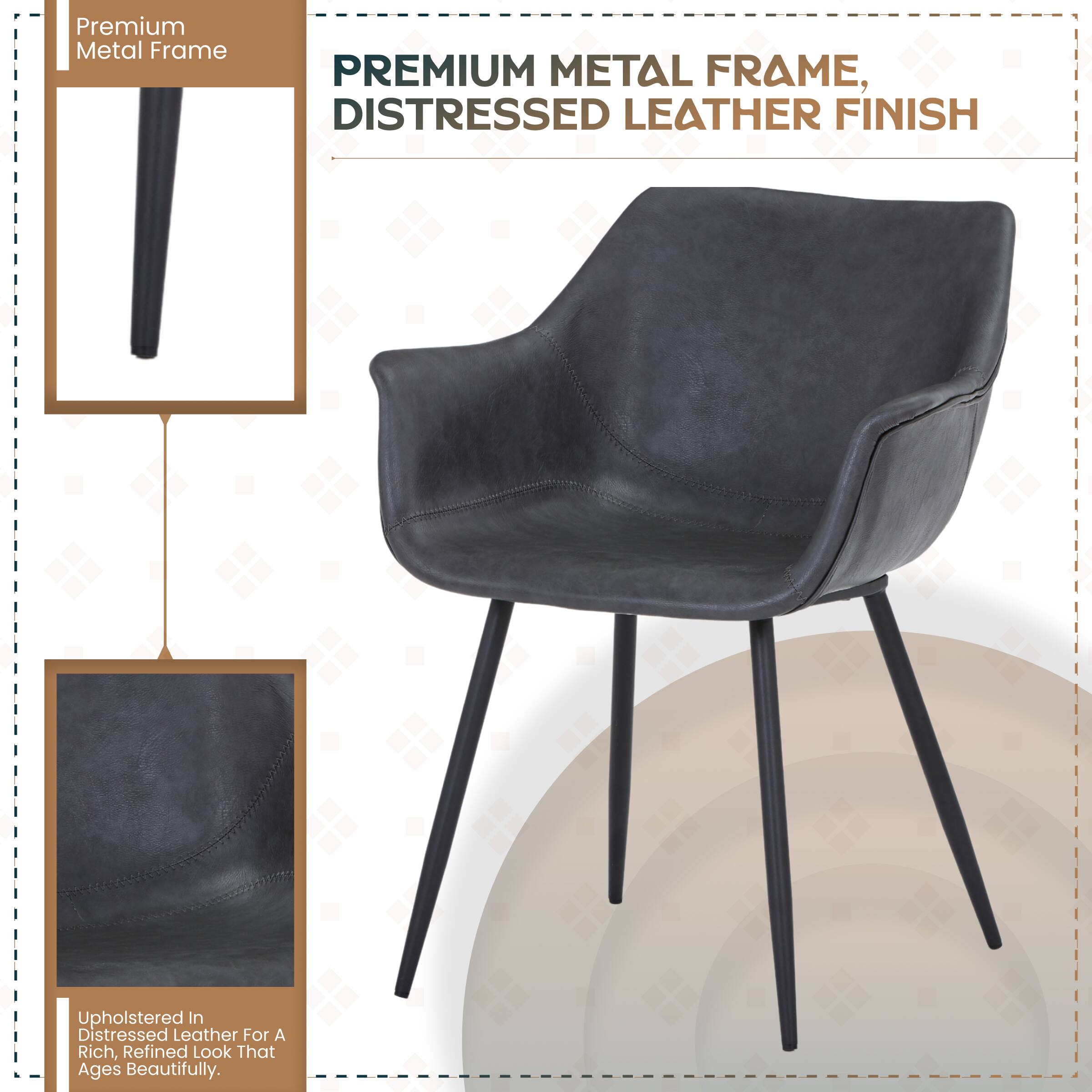 Premium Metal Frame

PREMIUM METAL FRAME, DISTRESSED LEATHER FINISH

Upholstered in Distressed Leather for a Rich, Refined Look That Ages Beautifully.