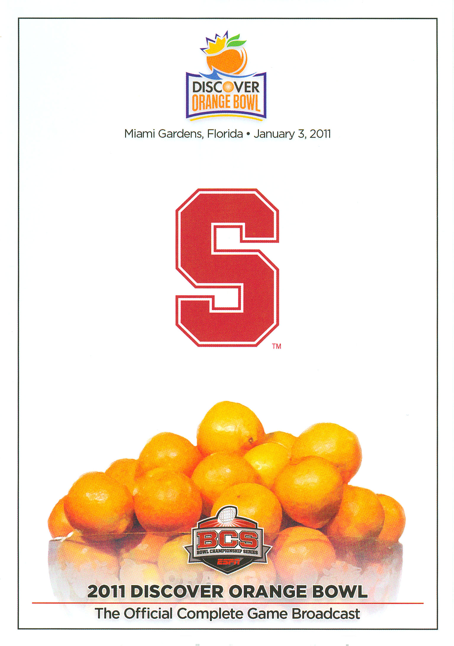 2011 Discover Orange Bowl: Stanford vs. Virginia Tech [DVD] [2011]