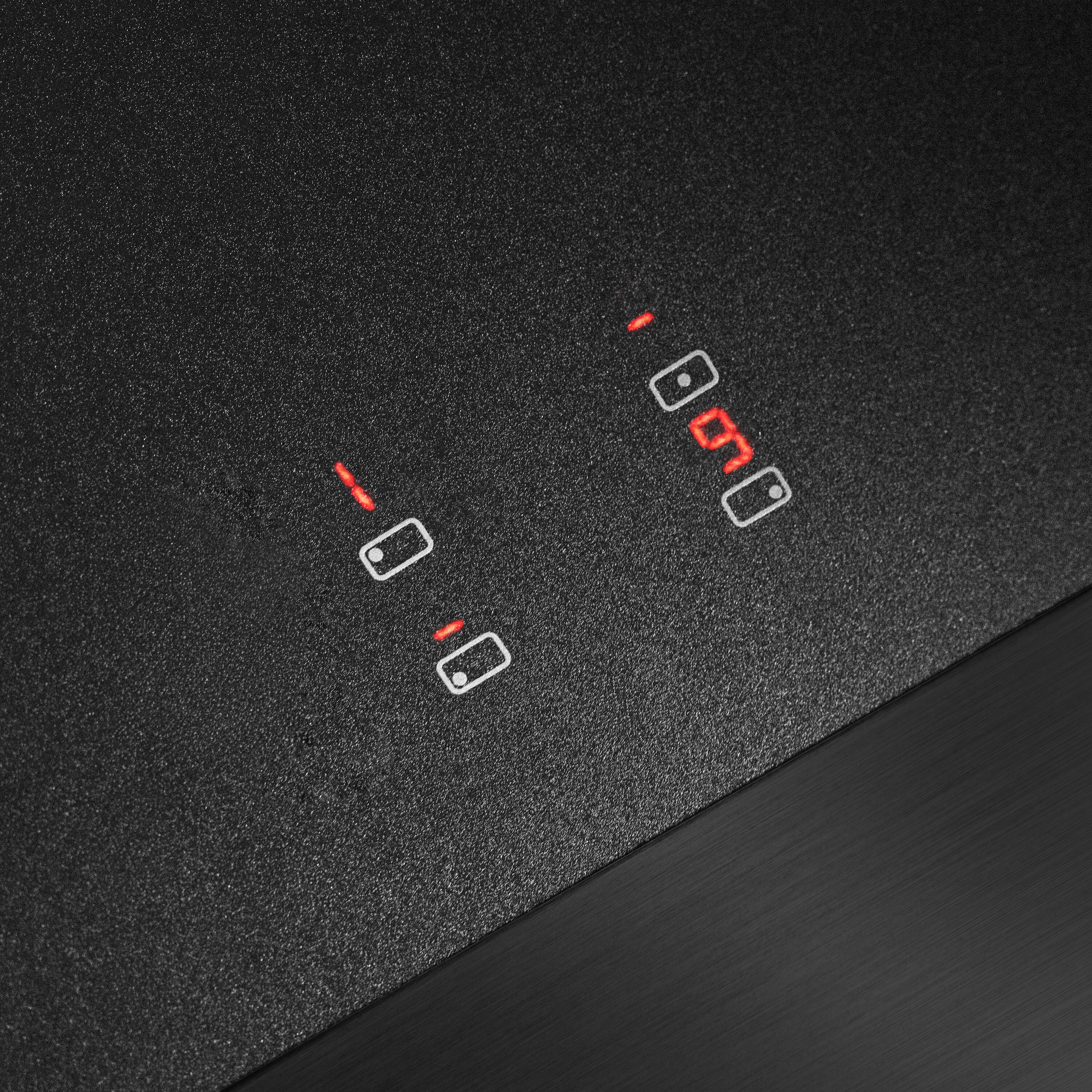 Alt View 7. ZLINE - Autograph 30 in. Paramount Built-in Induction Rangetop with 4 Element Cooktop in Black Steel & Polished gold Accents - Black Stainless Steel.