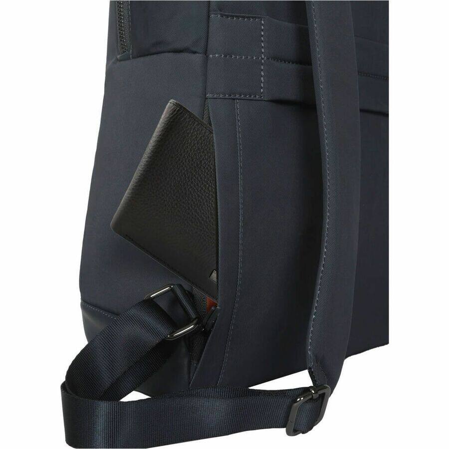 Alt View 4. Targus - Targus Avila TBB65002GL Carrying Case (Backpack) for 15" to 16" Notebook - Midnight - Water Resistant - Vegan Leather - Blue.