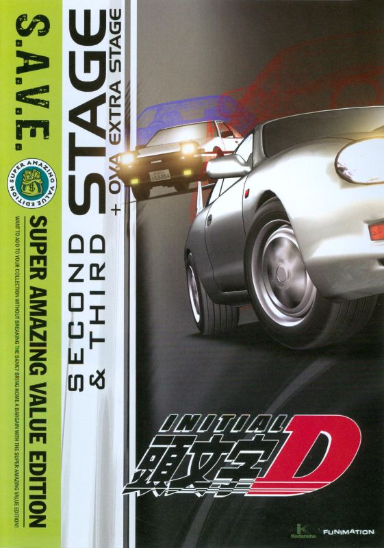Initial D: Stage Two and Stage Three - S.A.V.E. (DVD)