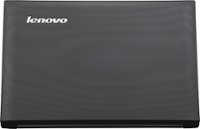 Front Standard. Lenovo - Laptop / Intel® Pentium® Processor / 15.6" Display / 2GB Memory / 320GB Hard Drive - Black.