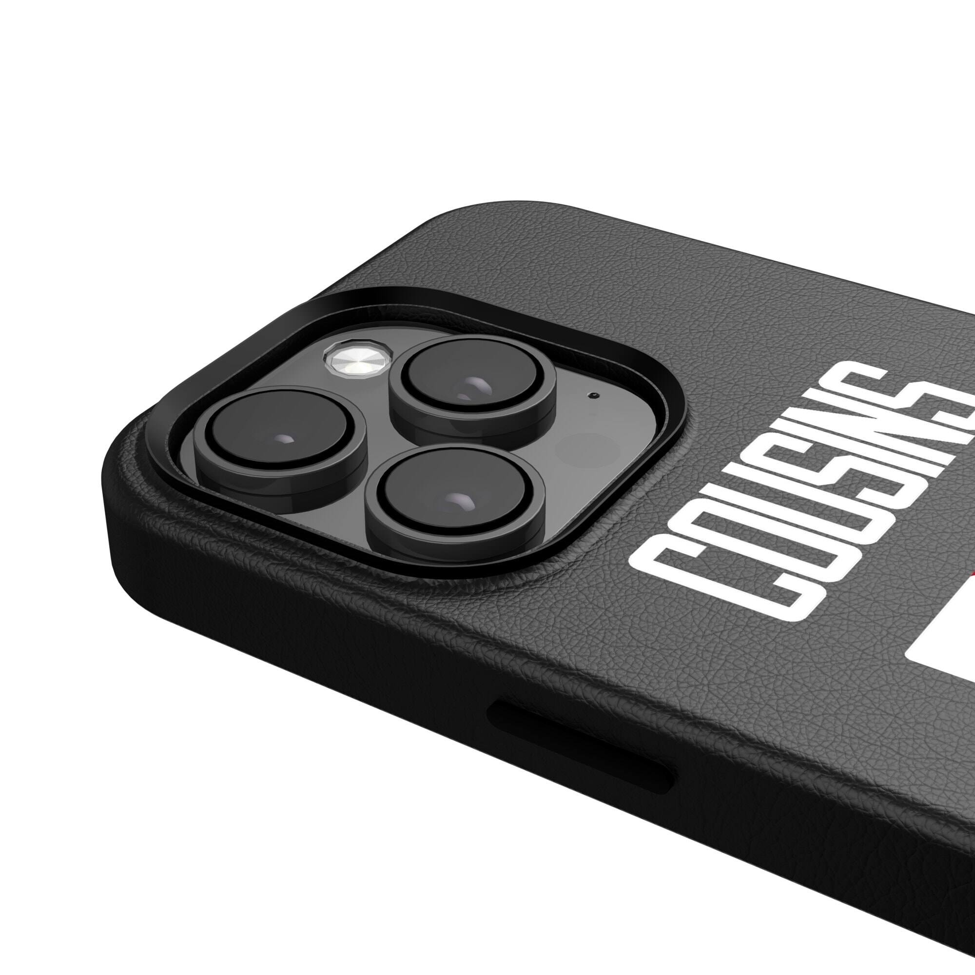 Alt View 3. Keyscaper - Kirk Cousins-Black Atlanta Falcons iPhone Magnetic Bump Case - 16 - Black.