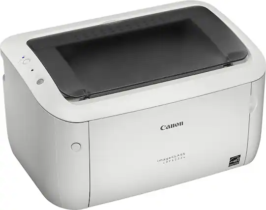 Angle. Canon - imageCLASS LBP6030w Wireless Black-and-White Laser Printer - White/Black.