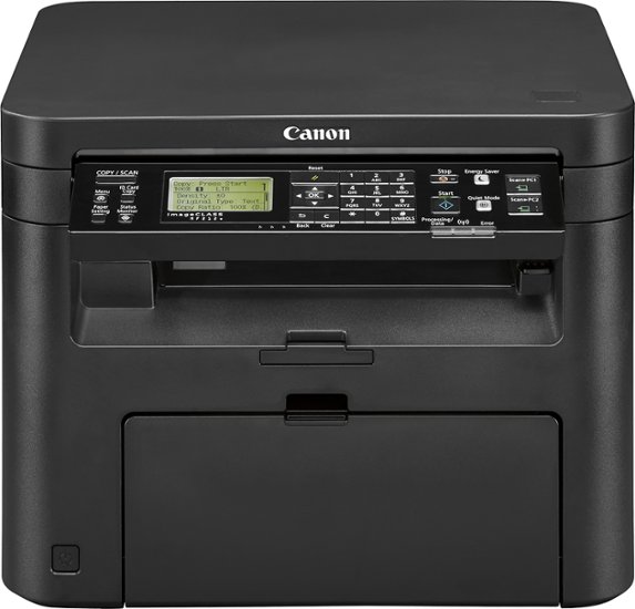Canon - imageCLASS MF212w Wireless Black-and-White Laser Printer - Black - Front Zoom