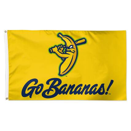 Front. WinCraft - Savannah Bananas Single-Sided 3' x 5' Deluxe Flag - Multicolor.