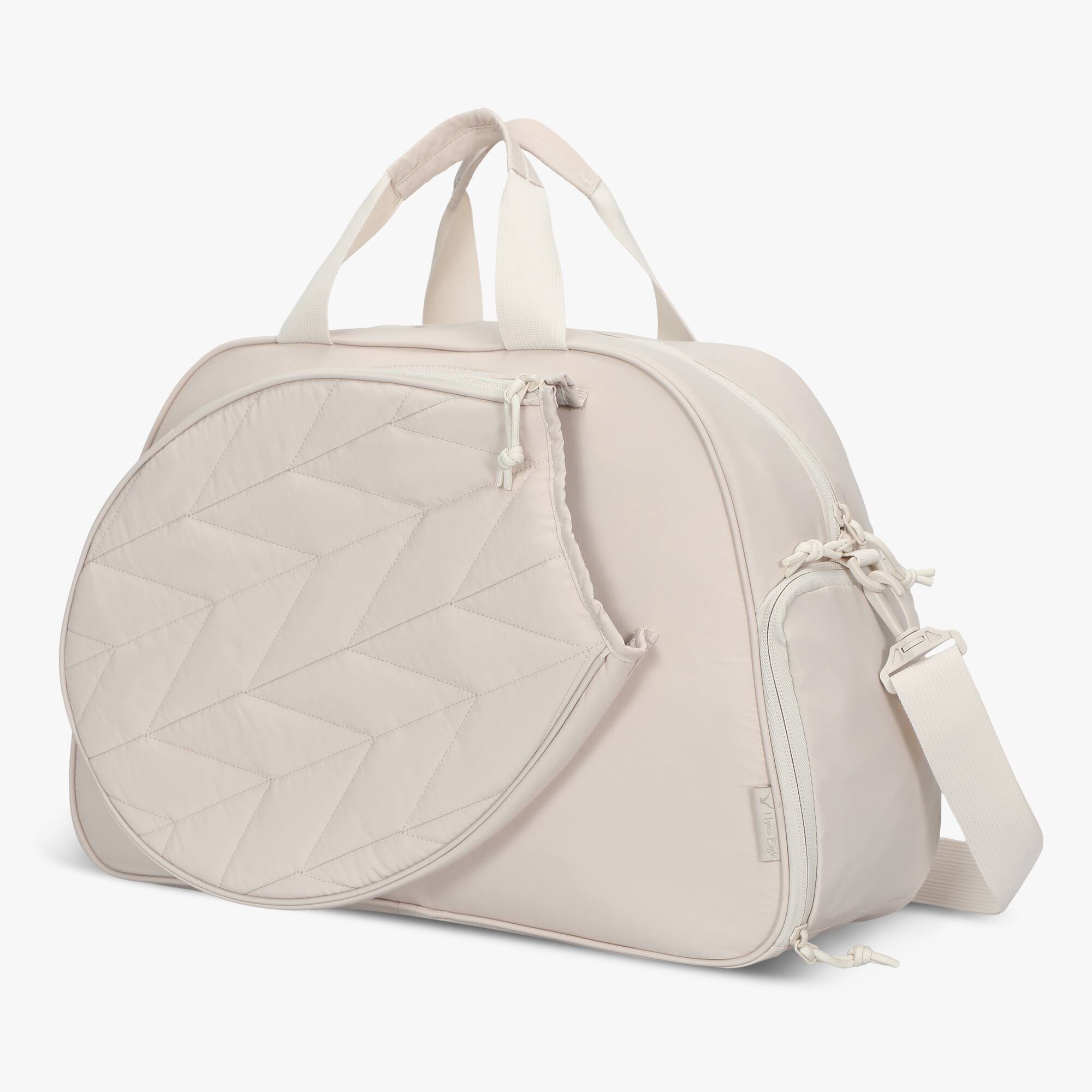 Angle. Hynes Eagle - Racket Sports Duffel Bag - Greige.