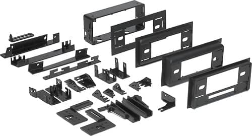 Metra - Dash Kit for Select 1977-2005 Chevrolet GMC Buick Cadillac Pontiac Saturn DIN - Black - Angle_Zoom