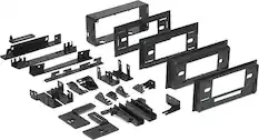 Angle. Metra - Dash Kit for Select 1977-2005 Chevrolet GMC Buick Cadillac Pontiac Saturn DIN - Black.