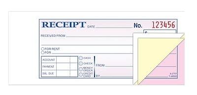 RECEIPT  
DATE ______  
No. 123456  

RECEIVED FROM ______  

FOR RENT  
FOR ______  

ACCOUNT ______  
PAYMENT ______  
BAL. DUE ______  

CASH  
CHECK  
MONEY ORDER  
CREDIT CARD  

BY ______
