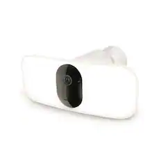 Front. Arlo - Pro 3 Wireless Floodlight Security Camera 2K HDR - 2000-3000 Lumens, Rechargeable Battery, 1-Cam - White.