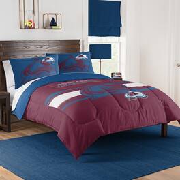 Sweet Home Collection - NHL Colorado Avalanche Comforter & Pillow Sham Set- Full/Queen - Multicolored