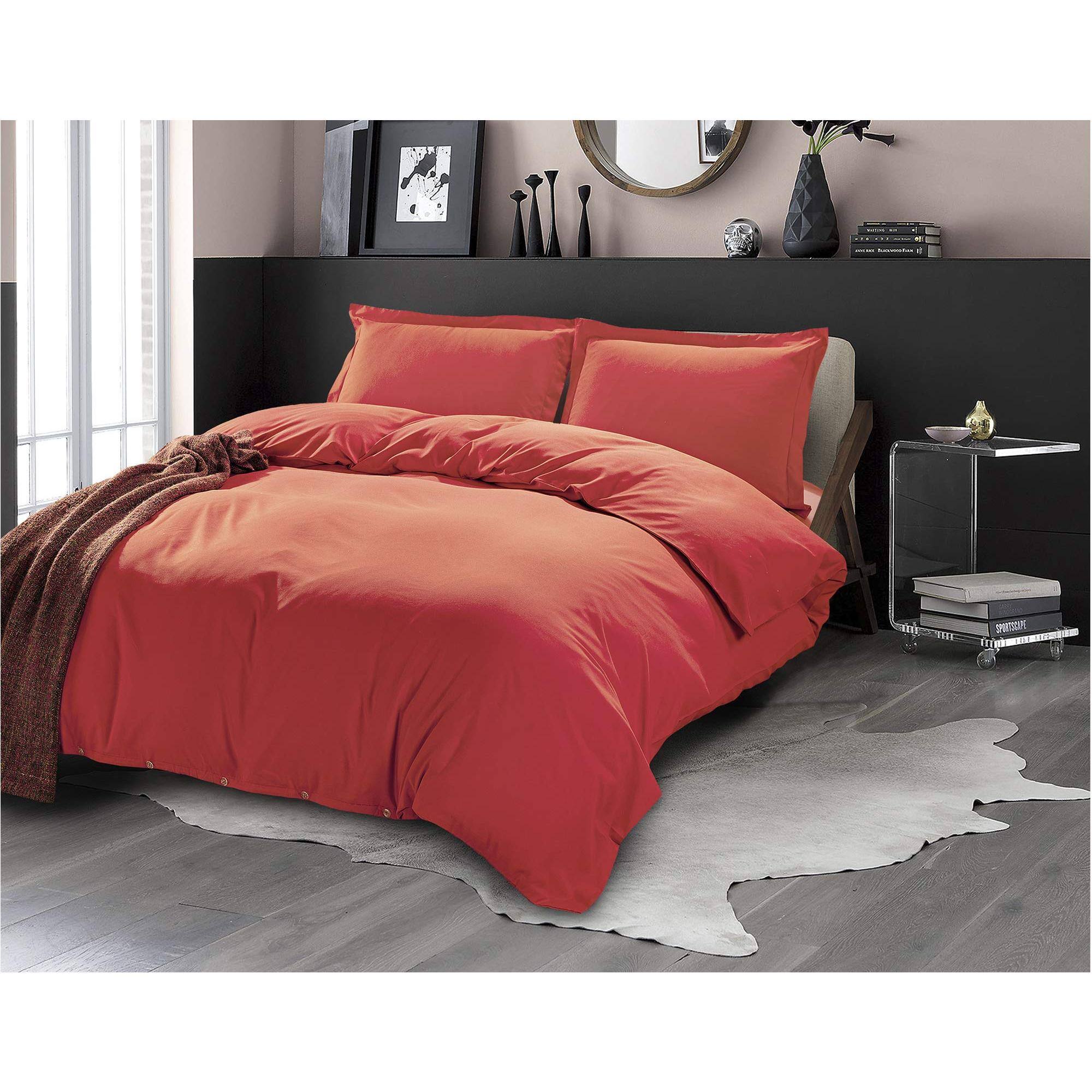 Orange / Rust-FULL/QUEEN DUVET SET