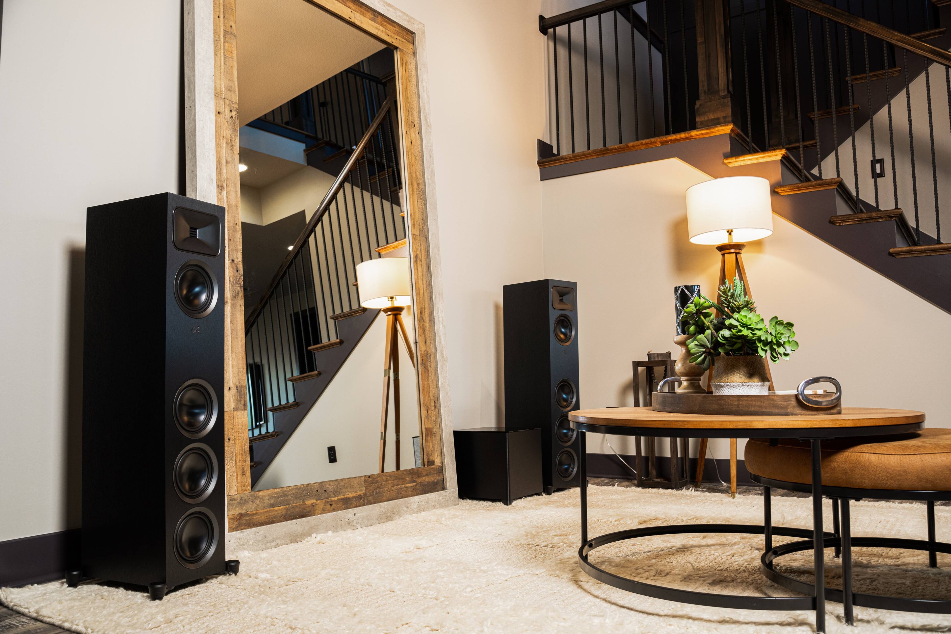 Alt View 19. MartinLogan - Dynamo Foundation 10, 10” Sealed, Powered Subwoofer, with Magnitude MT-400 Amplifier, DSP-Optimized, and Wireless Ready - Brushed Black.