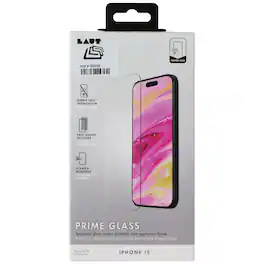 LAUT - Prime Glass Tempered Glass Screen Protector for Apple iPhone 15 - Clear