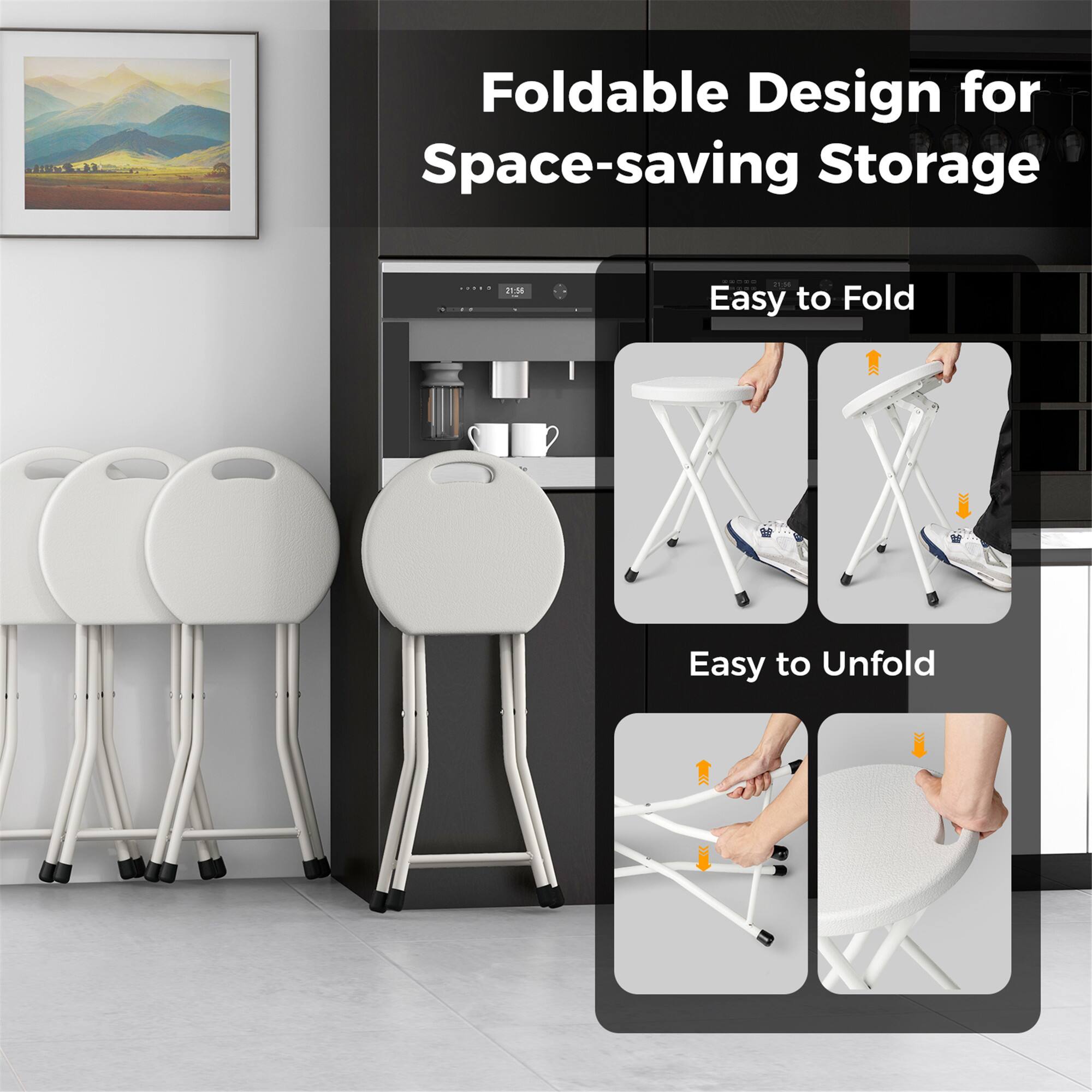 Foldable Design for Space-saving Storage

Easy to Fold

Easy to Unfold