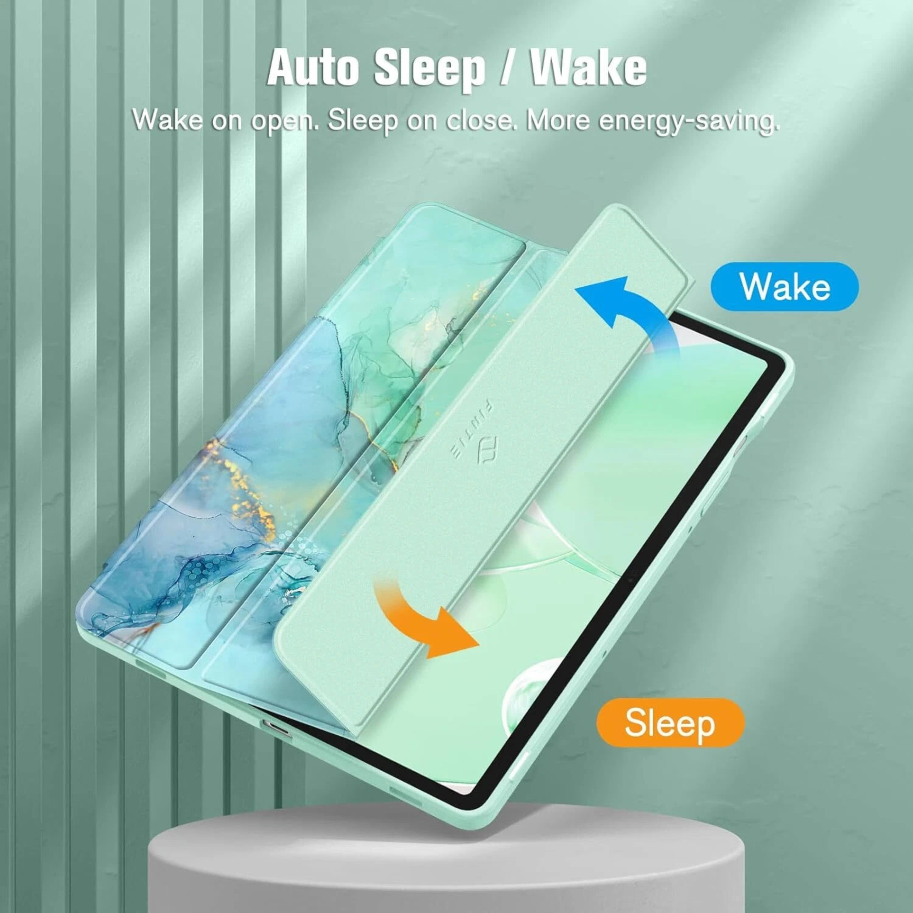 Auto Sleep / Wake  
Wake on open. Sleep on close. More energy-saving.