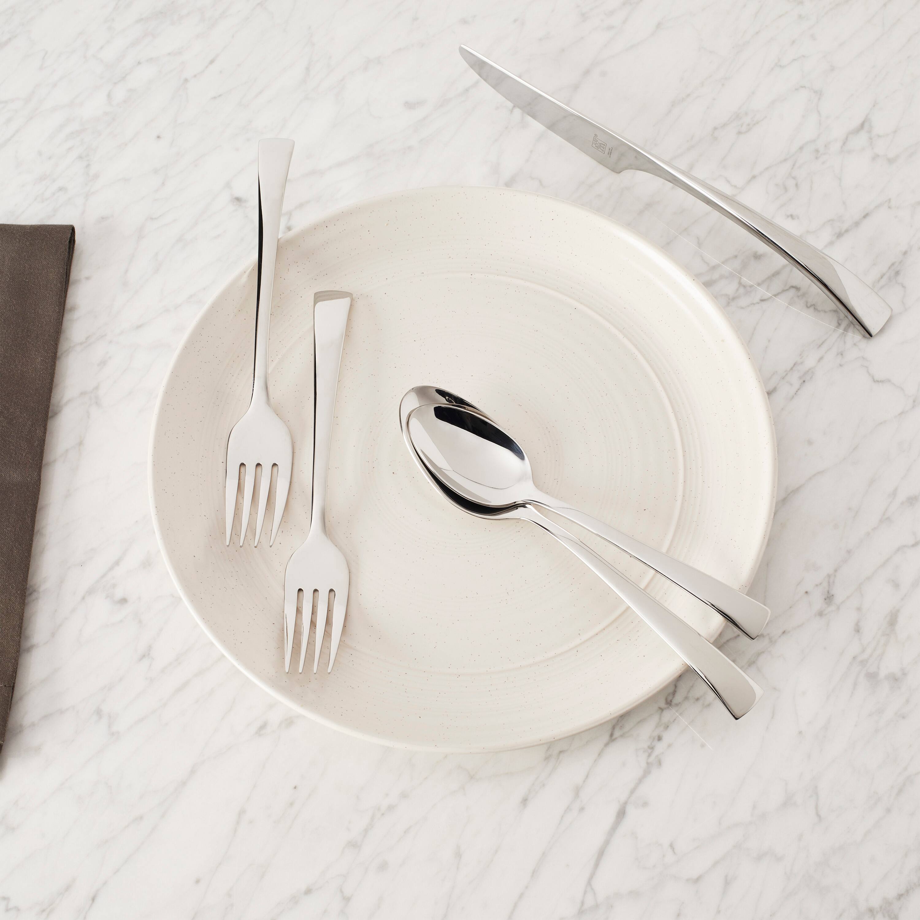 Alt View 1. ZWILLING - ZWILLING Bellasera 4-pc 18/10 Stainless Steel Steak Knife Set - Stainless Steel.