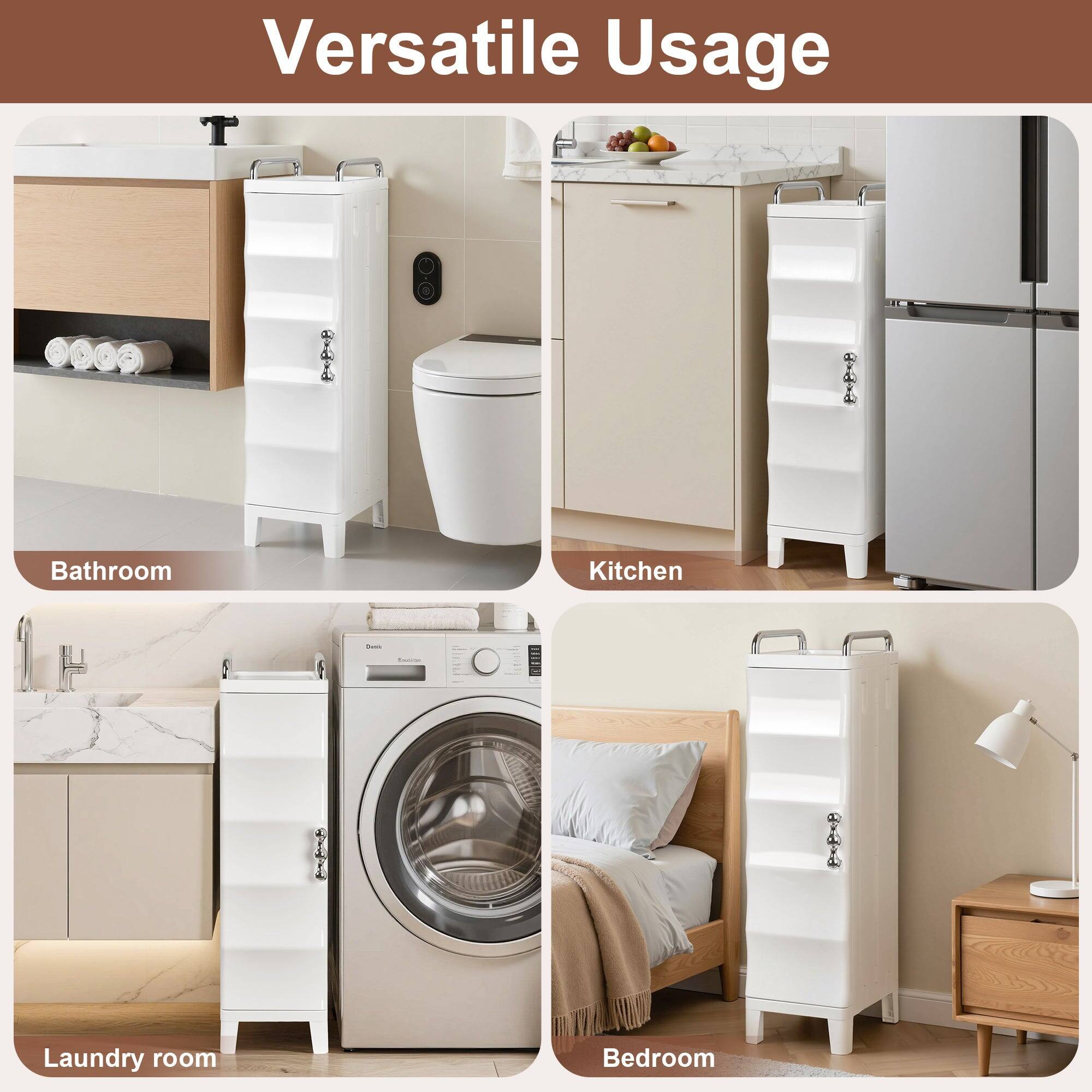 Versatile Usage

- Bathroom
- Kitchen
- Laundry room
- Bedroom