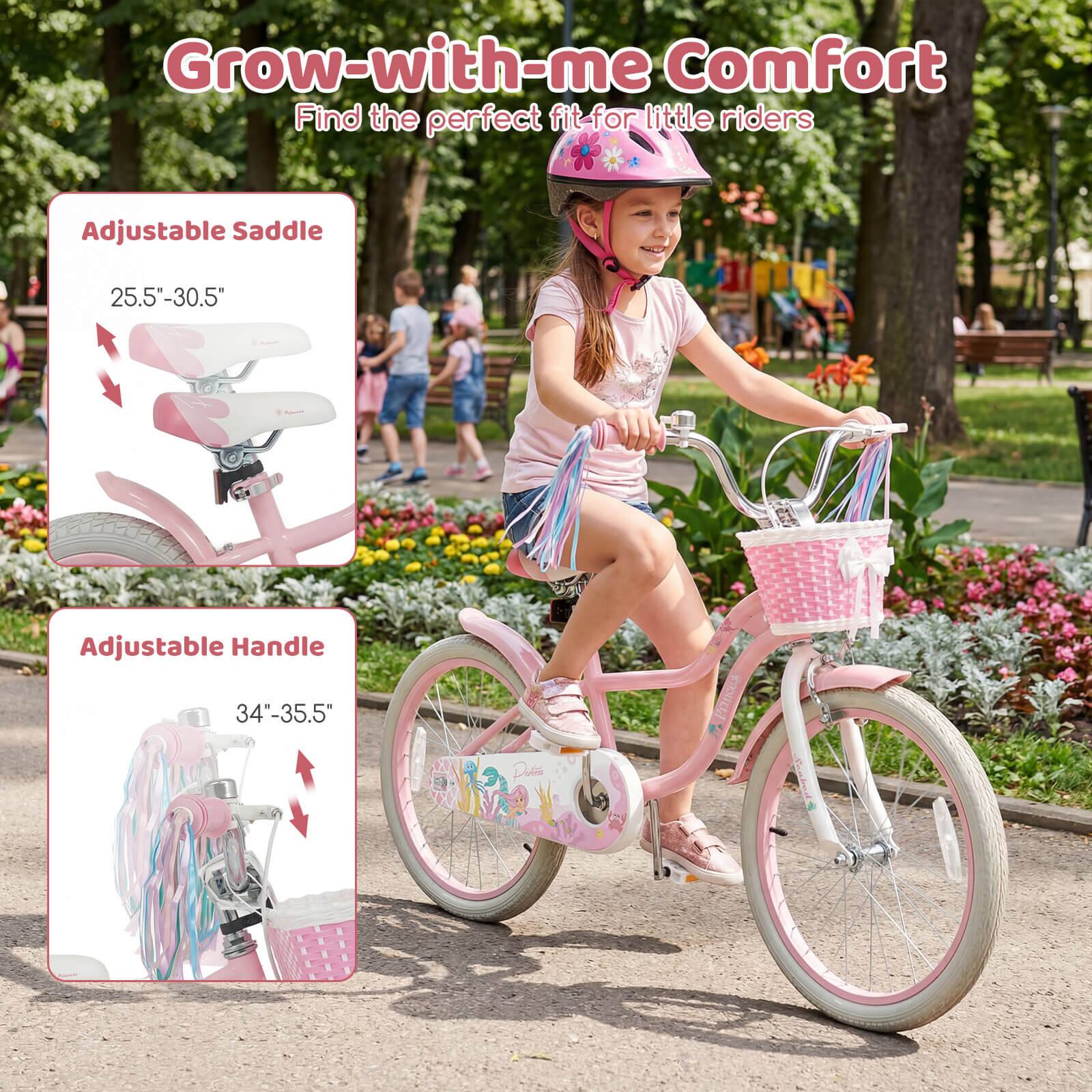 Grow-with-me Comfort  
Find the perfect fit for little riders  

Adjustable Saddle  
25.5"-30.5"  

Adjustable Handle  
34"-35.5"