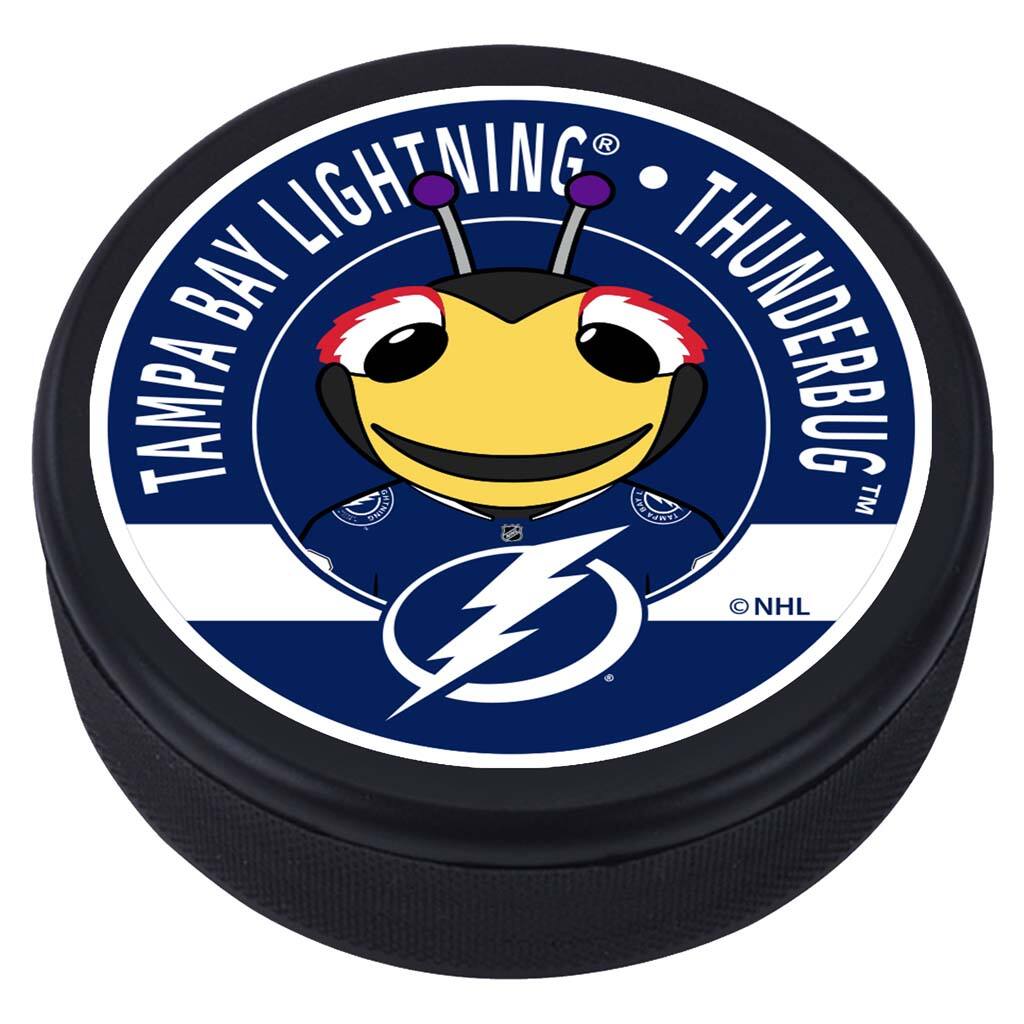 Mustang Drinkware - Tampa Bay Lightning Mascot Hockey Puck - Multicolor