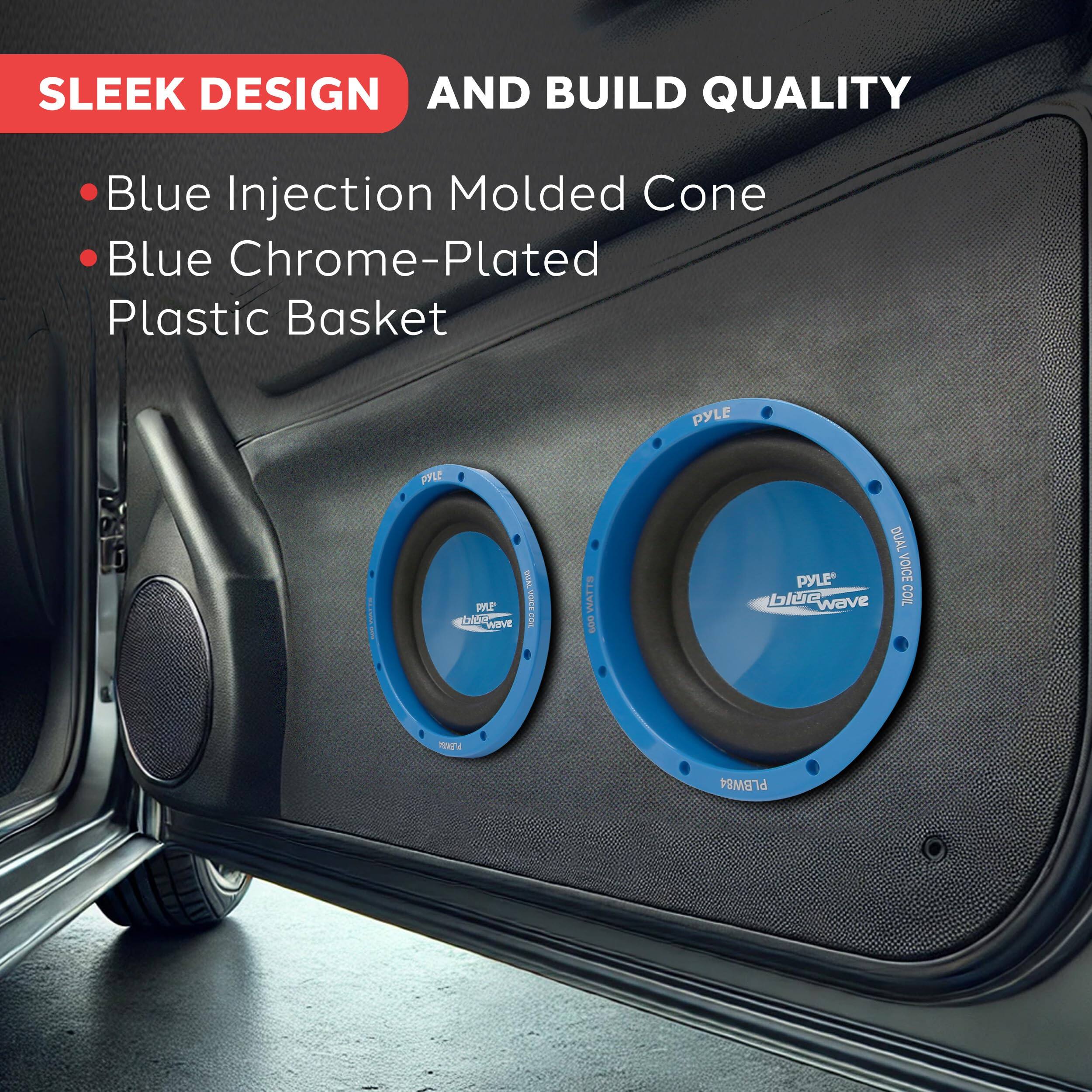 SLEEK DESIGN AND BUILD QUALITY

- Blue Injection Molded Cone
- Blue Chrome-Plated Plastic Basket