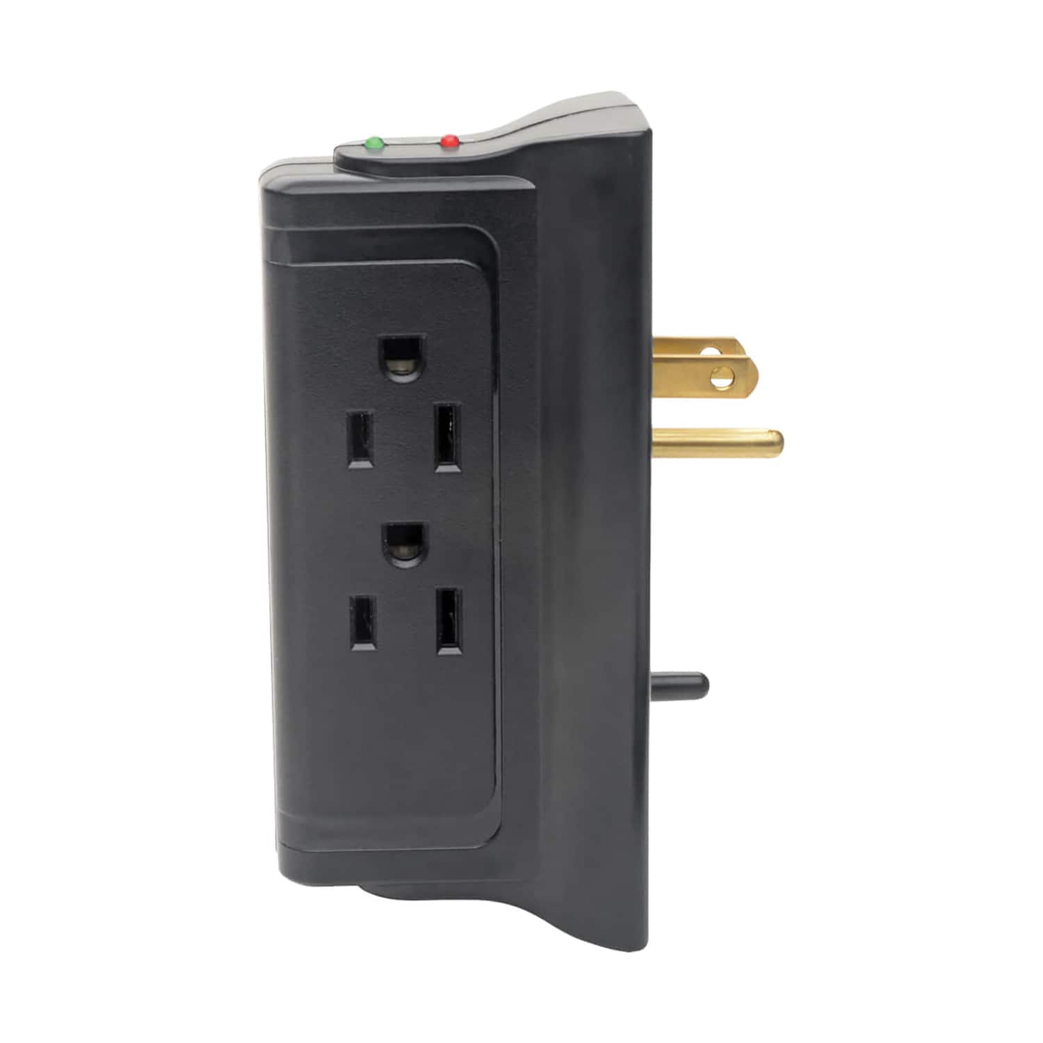 Alt View 2. Tripp Lite - Tripp Lite TLP4BK 4 AC Outlets 720 J Protect It! Surge Protector - Black - Black.