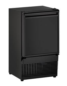 U-Line - 14" 23-lb Ice Maker - Black