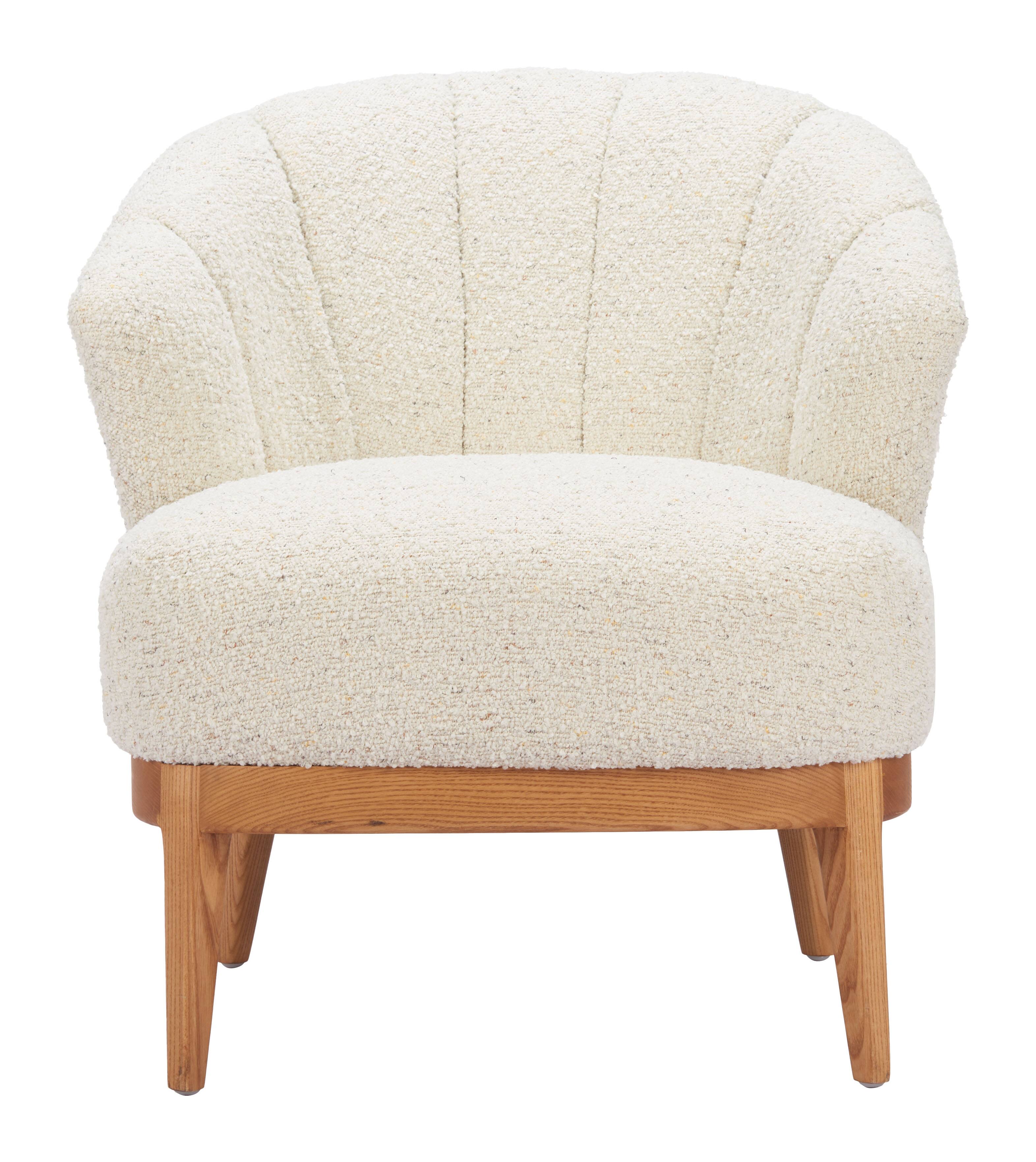 Alt View 1. Hivvago - Leque Accent Chair Tawny Beige - Tawny Beige.