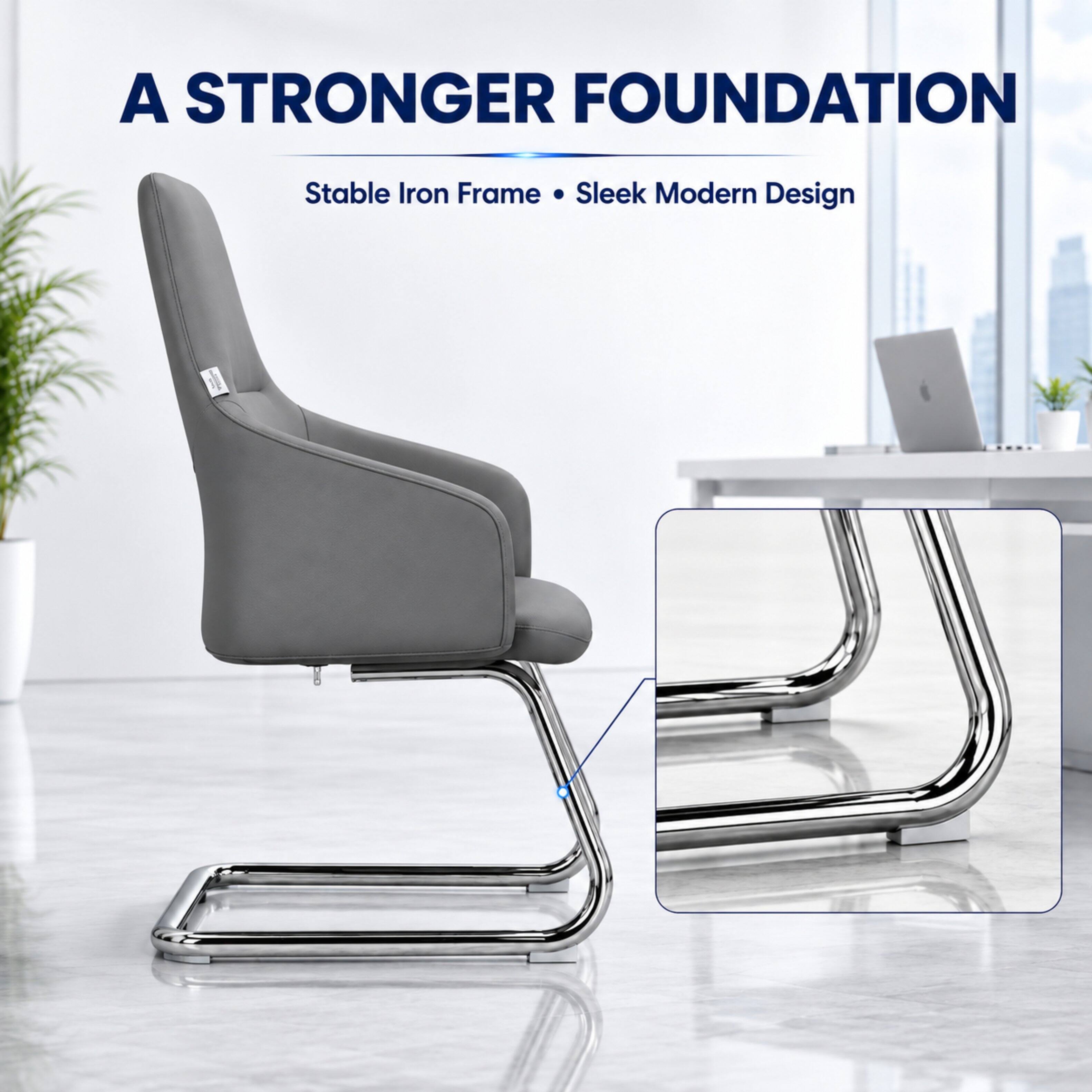 A STRONGER FOUNDATION  
Stable Iron Frame • Sleek Modern Design