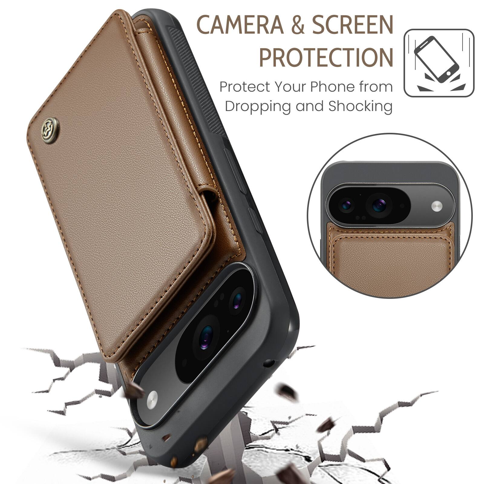 CAMERA & SCREEN PROTECTION  
Protect Your Phone from Dropping and Shocking