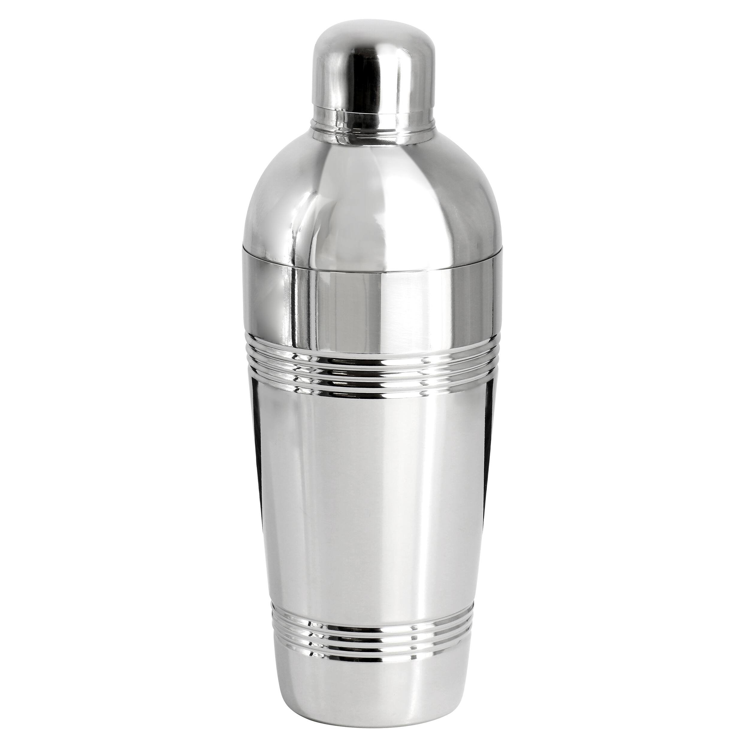Front. Oster - Oster Baldwyn Stainless Steel 25.4 Ounce Cocktail Shaker in Silver - Silver.