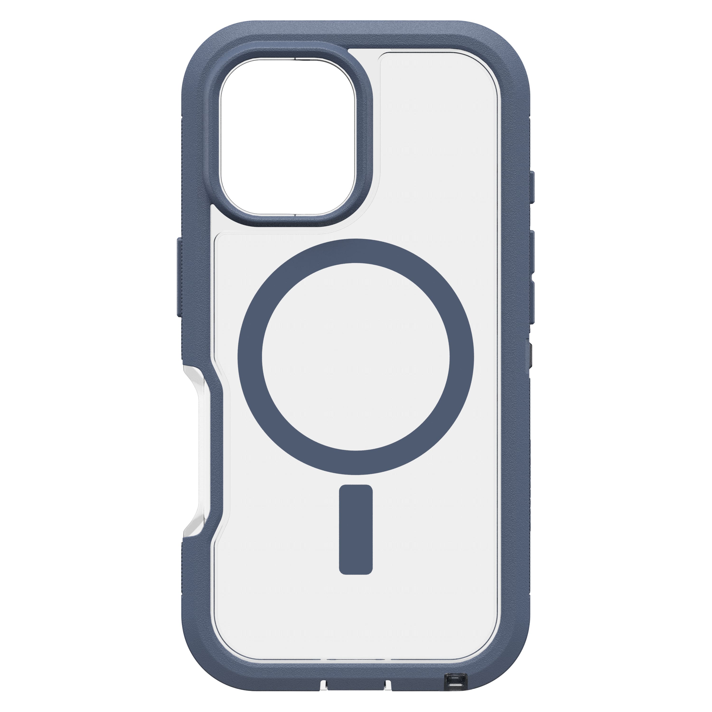 Angle. OtterBox - Defender Series Pro XT Hard Shell for MagSafe for Apple iPhone 16 - Mountain Storm.